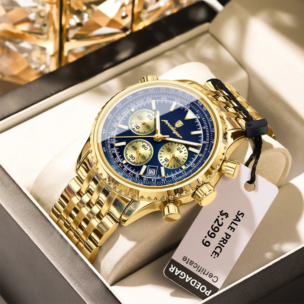 Luxury Steel Men’s Watch