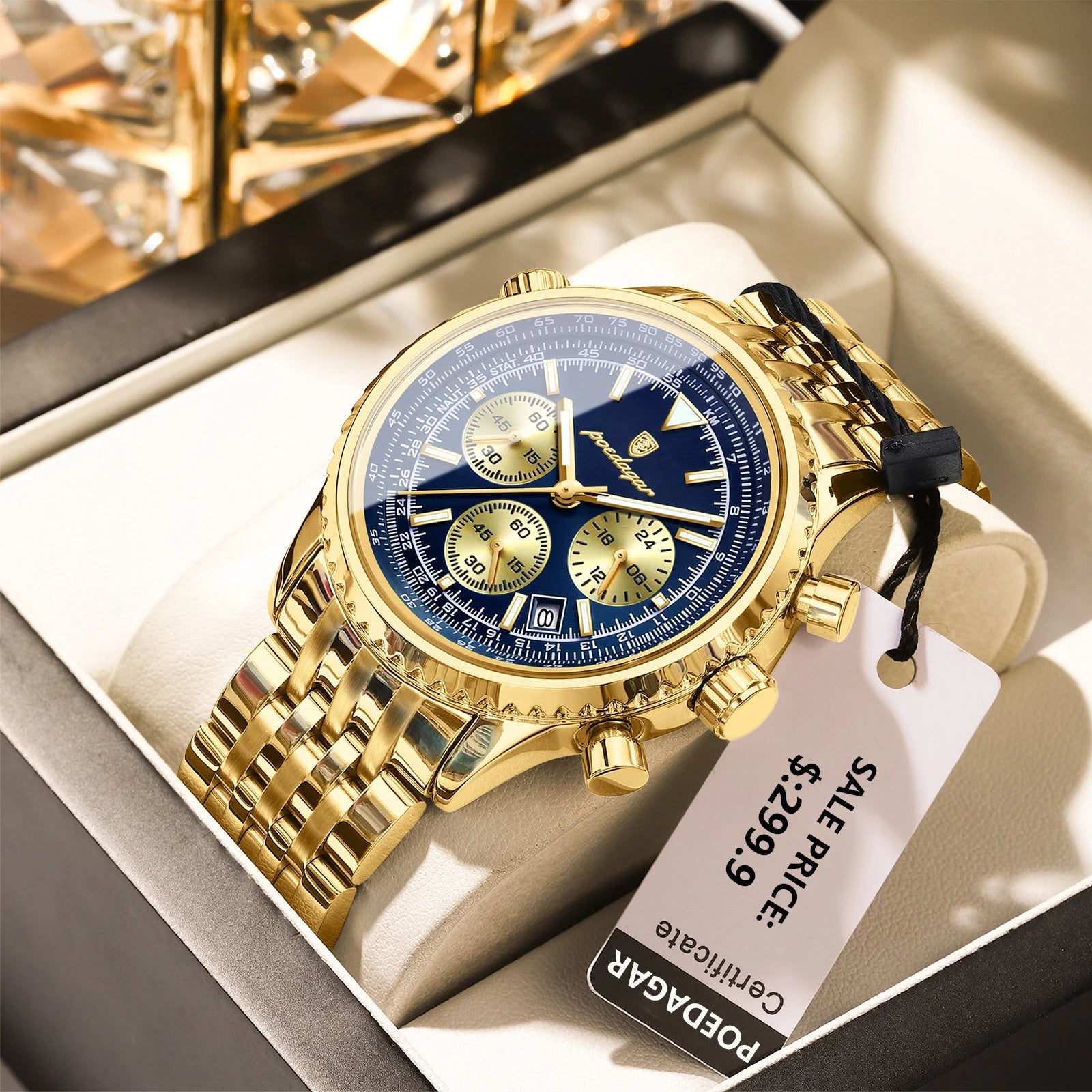 Luxury Steel Men’s Watch
