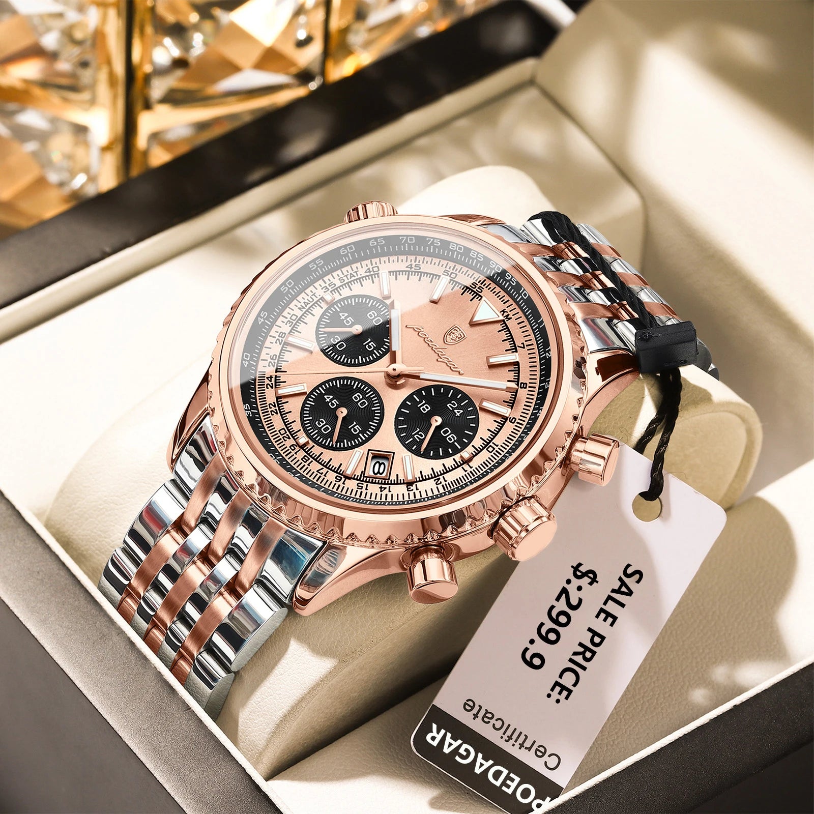 Luxury Steel Men’s Watch