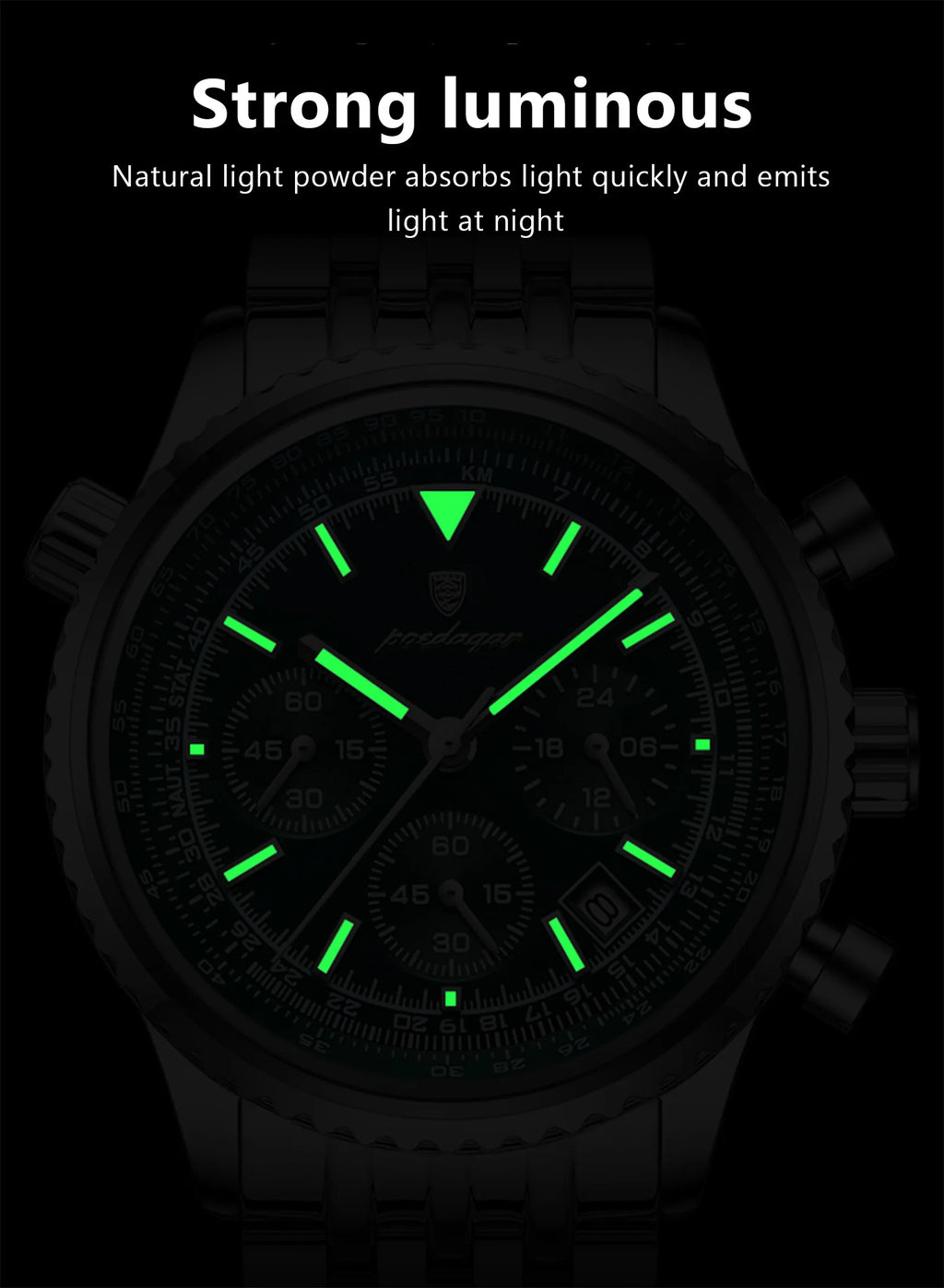 Luxury Steel Men’s Watch