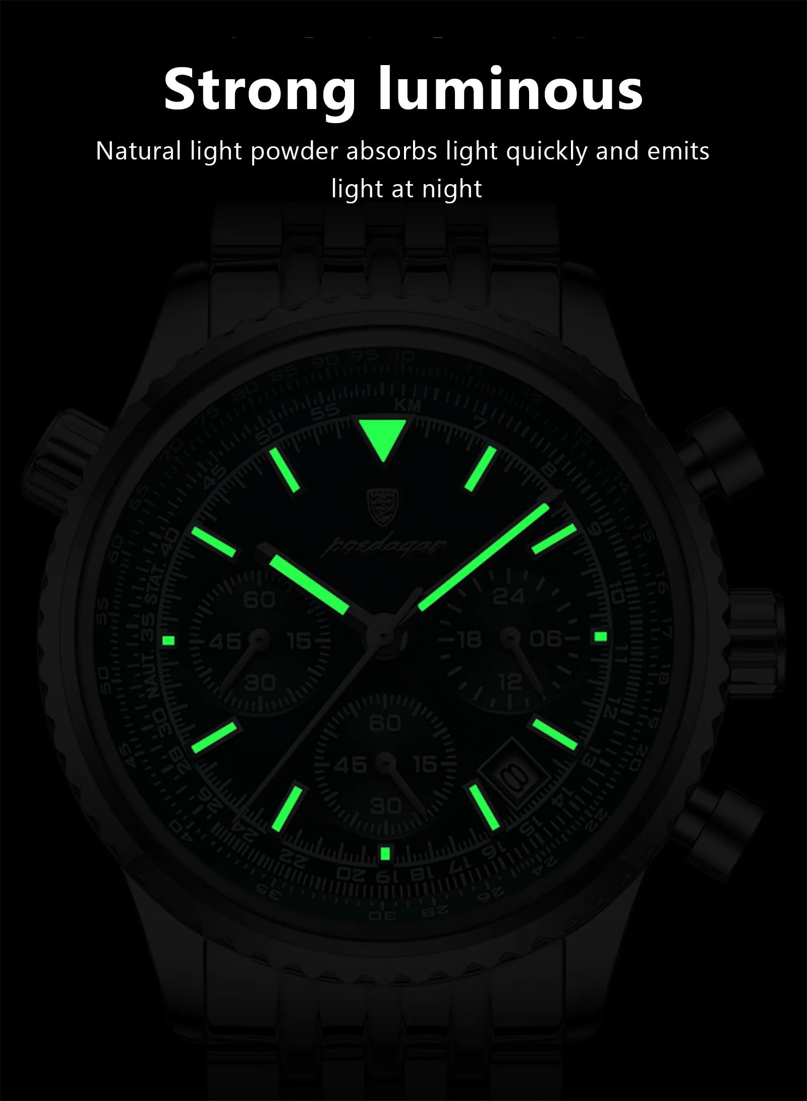 Luxury Steel Men’s Watch