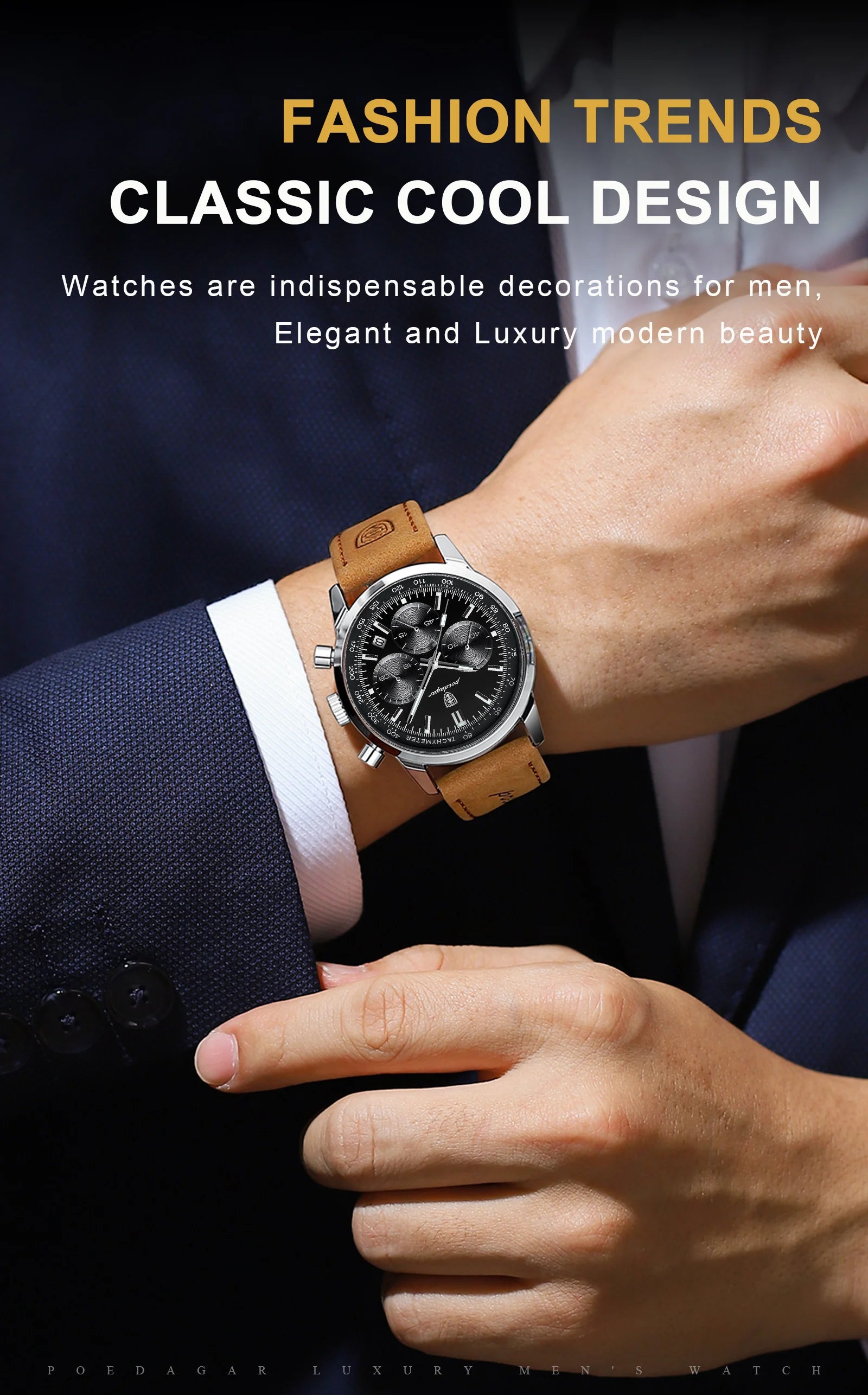 Classic Leather Men’s Watch