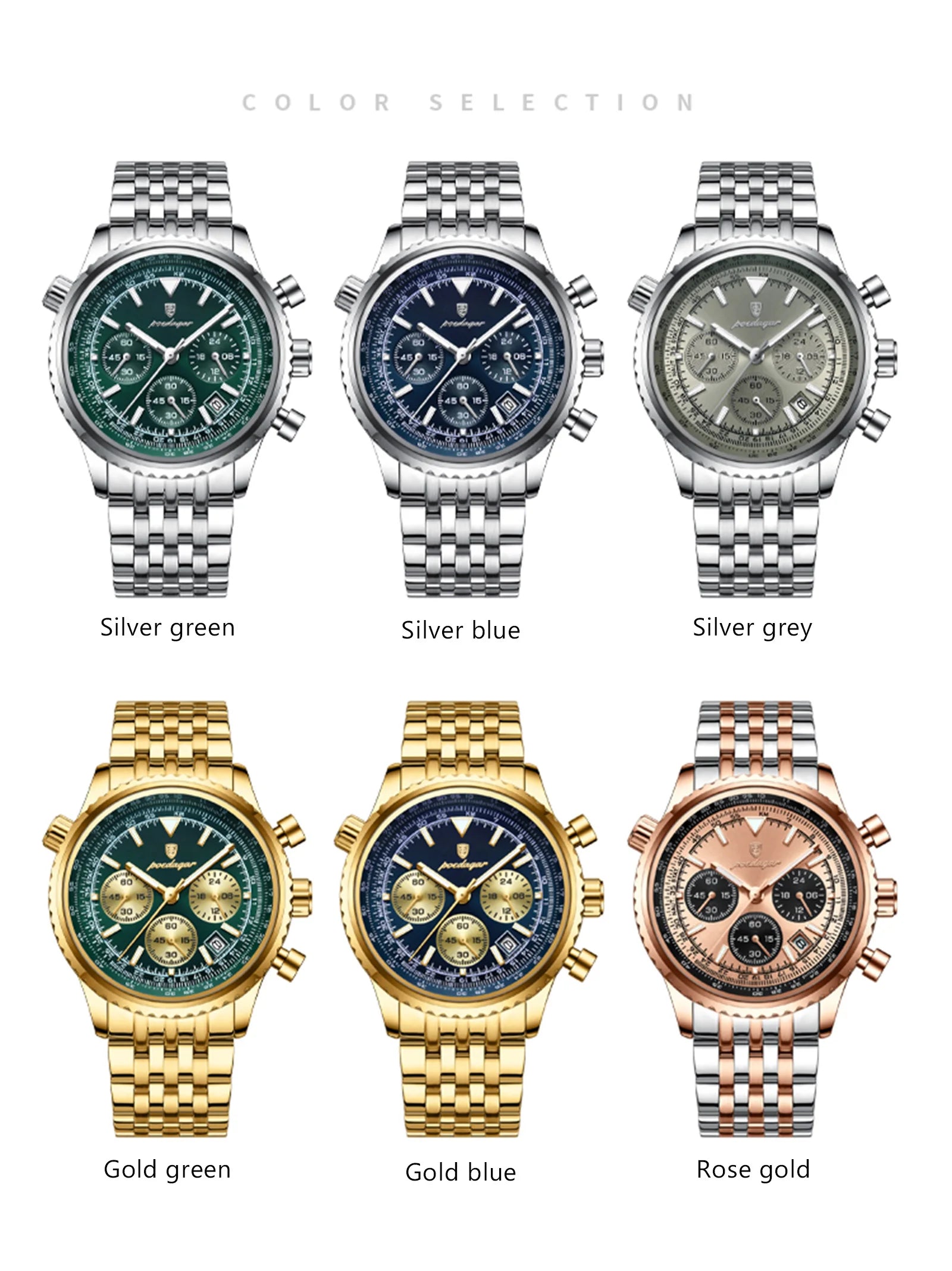 Luxury Steel Men’s Watch