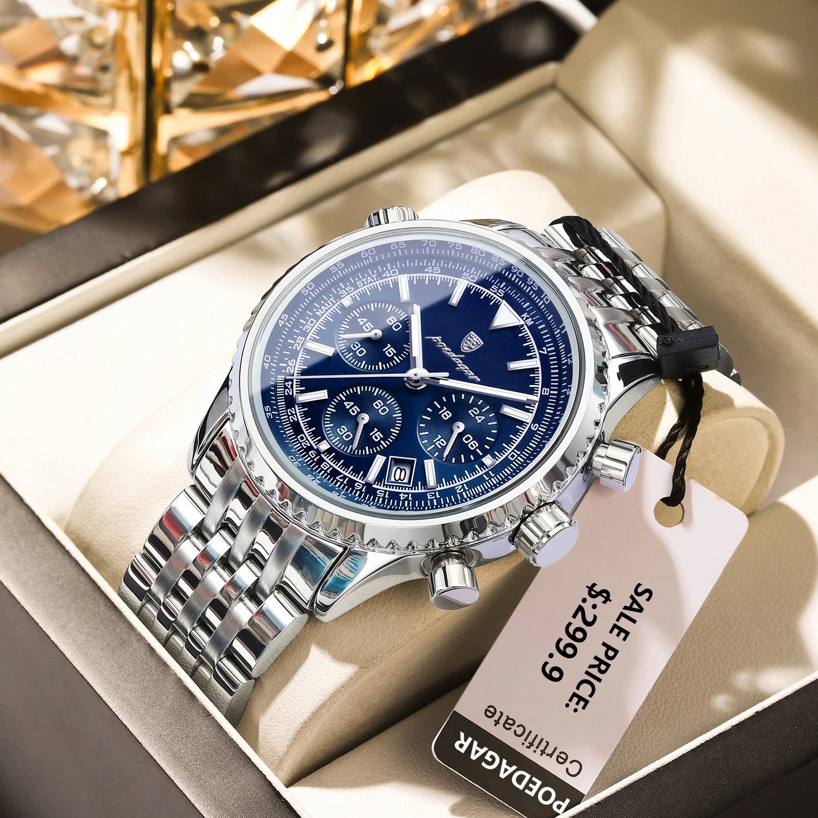 Luxury Steel Men’s Watch