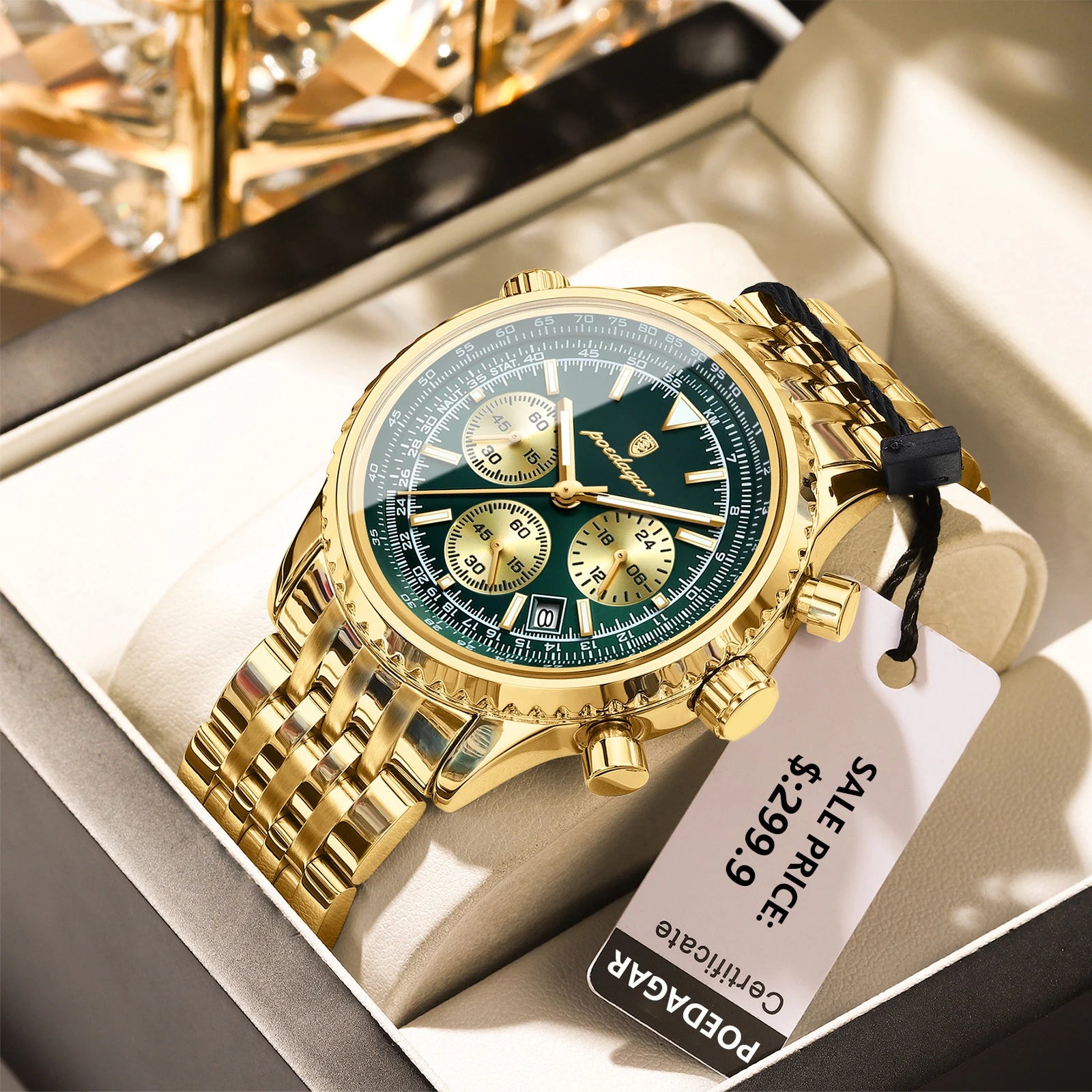 Luxury Steel Men’s Watch
