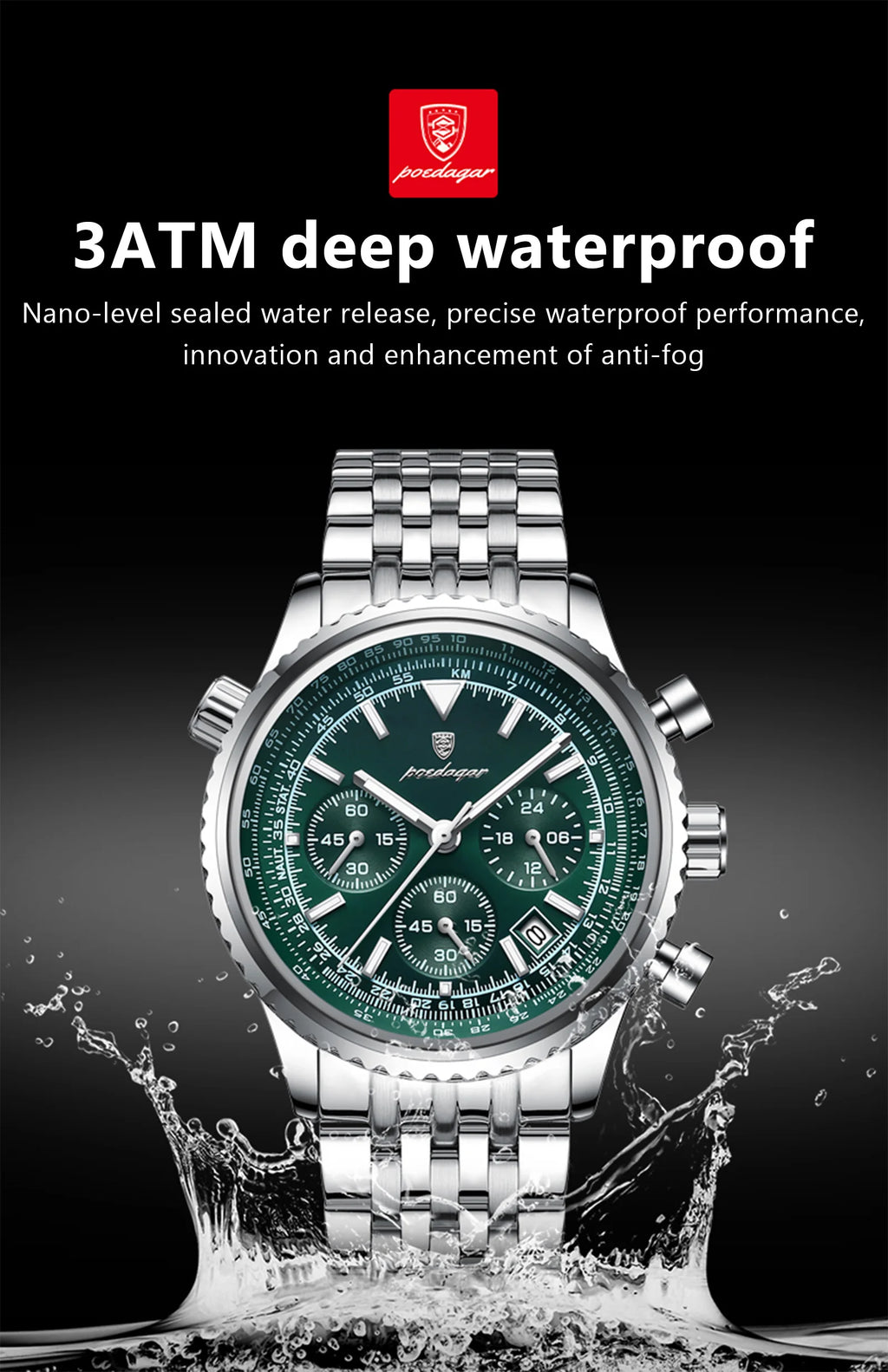 Luxury Steel Men’s Watch