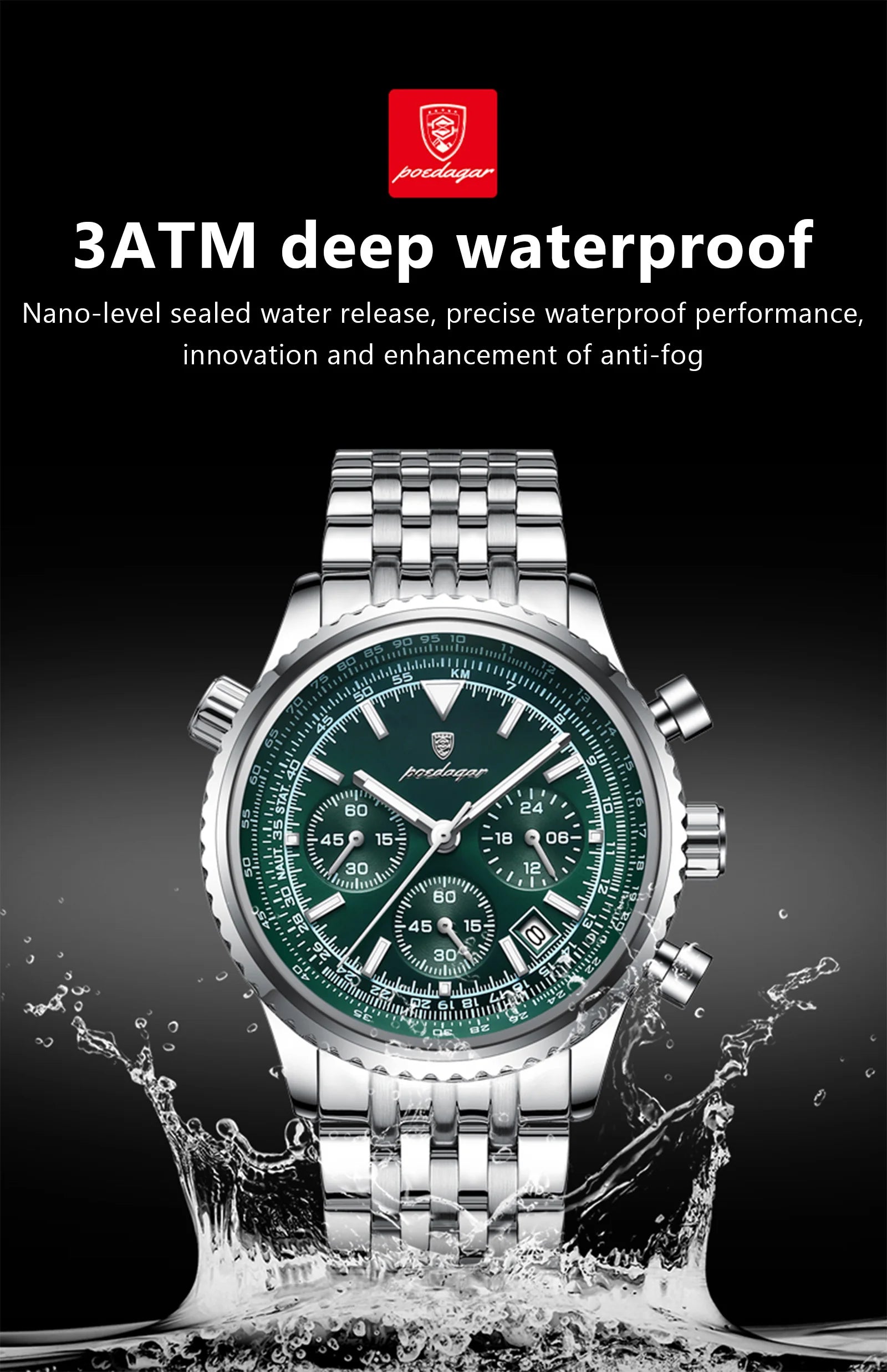 Luxury Steel Men’s Watch
