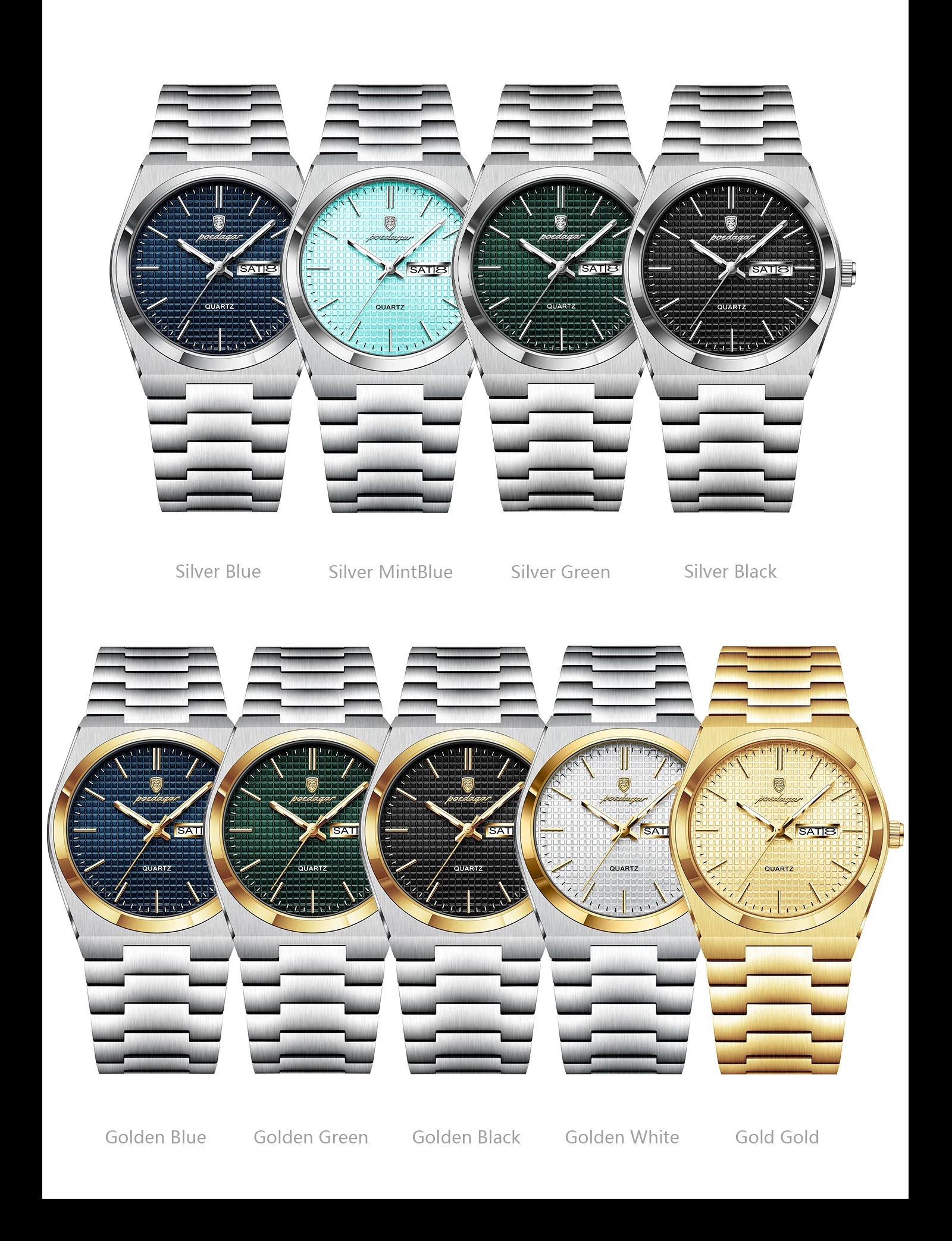 Luxury Stainless Steel Watch